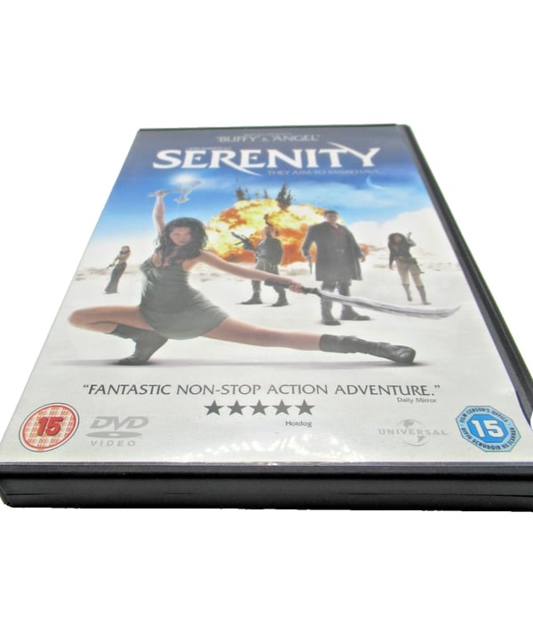 Serenity DVD med Nathan Fillion – Sci-Fi Eventyr