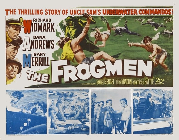 The Frogmen - Richard Widmark - Kun Disc DVD (1951)