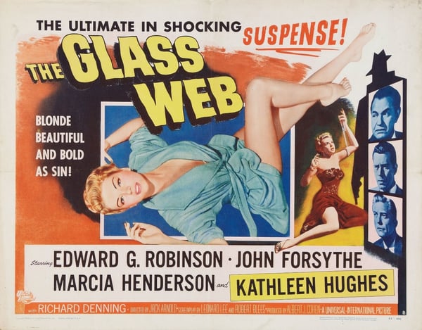 The Glass Web (1953) DVD - Klassisk Noir-thriller