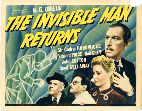 The Invisible Man Returns (1940) – DVD