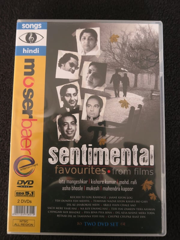Song Moserbaer: Sentimental Favourites – Lata, Kishore, Mukesh, Asha, Rafi DVD