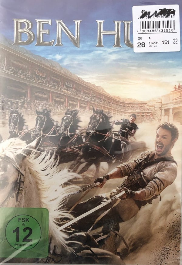 Ben Hur med Jack Huston - DVD
