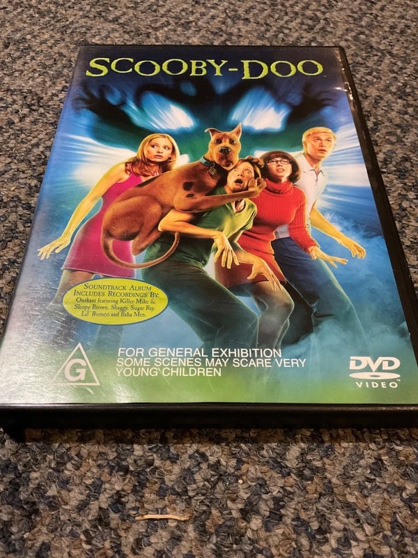 Scooby Doo (2002) – Warner Bros. elokuva, pääosassa Freddie Prinze Jr., DVD