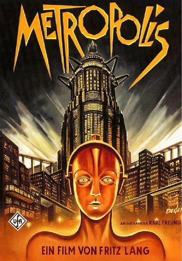 Metropolis Stumfilm (1927) DVD