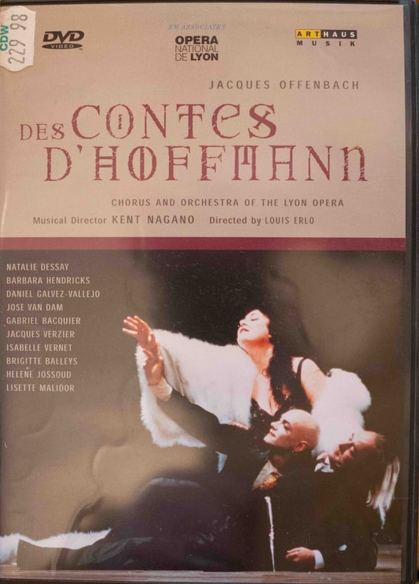 Des Contes D'Hoffmann: Lyonoperaen (Nagano) DVD (2001) | CDON