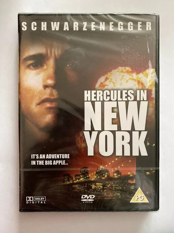 Hercules In New York (1970) med Arnold Schwarzenegger DVD