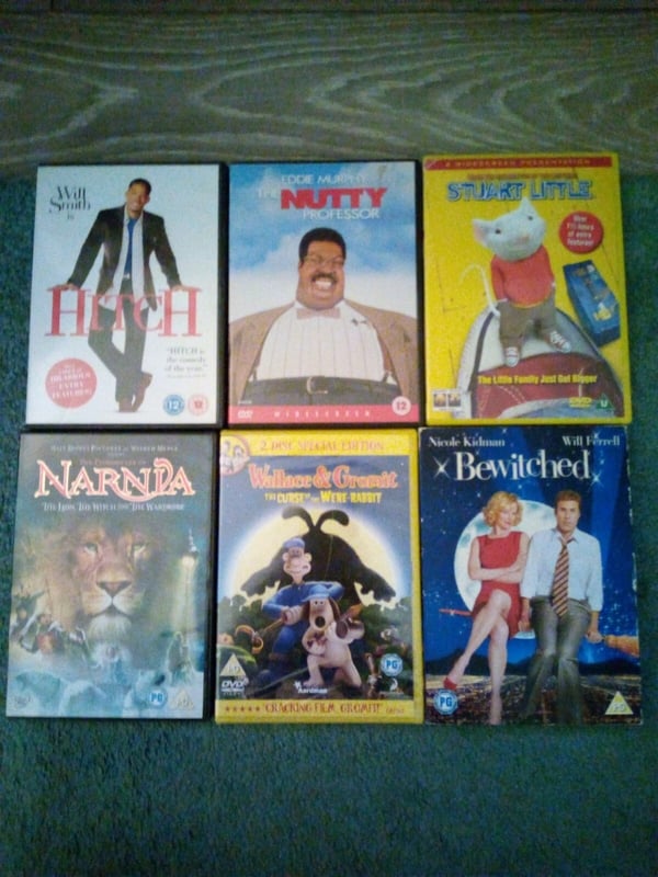 Samling af 6 DVD-film