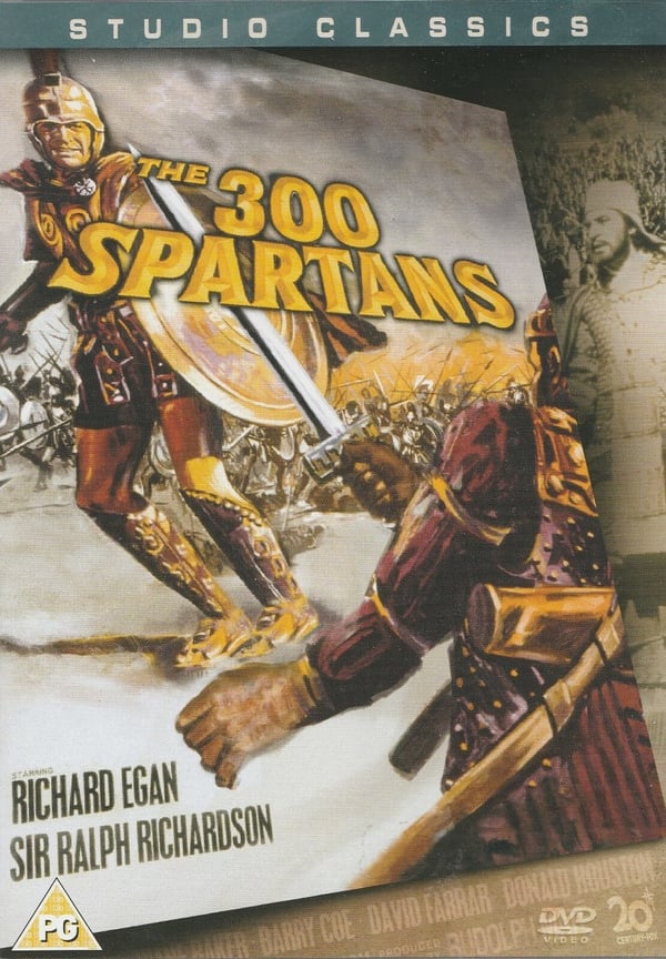 The 300 Spartans DVD (1961) med Richard Egan, Ralph Richardson