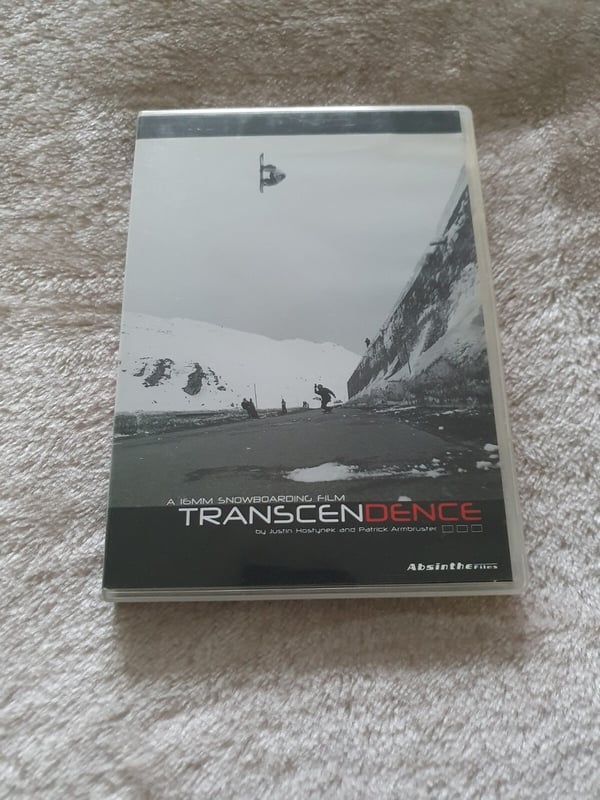 Transcendence 16mm Snowboarding Film av Justin Hostynek DVD
