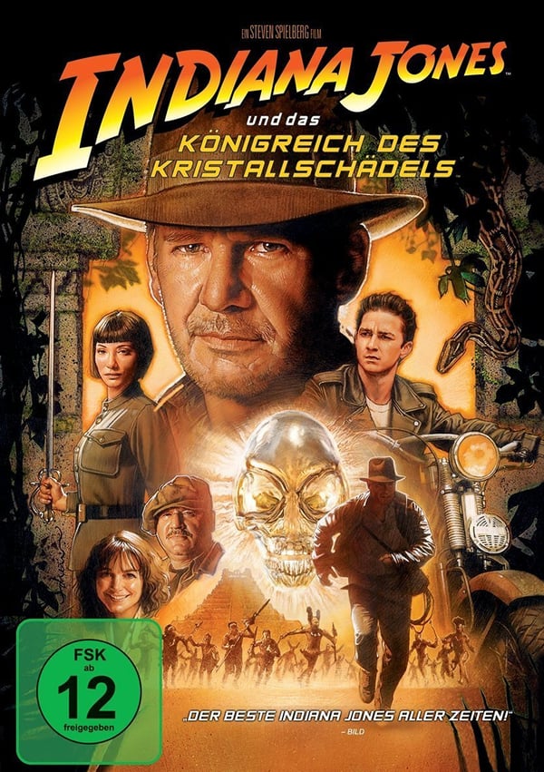 Indiana Jones og Krystallhodeskallens rike DVD