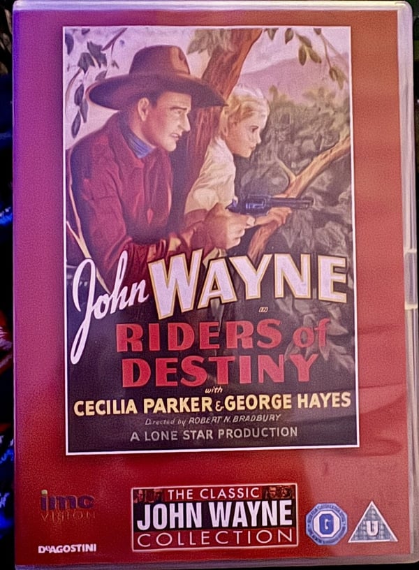 Riders of Destiny - John Wayne Western DVD (DeAgostini)