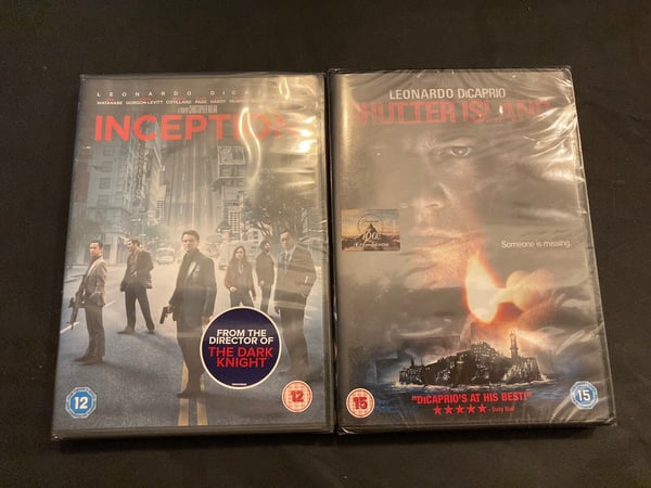 Inception & Shutter Island DVD - Leonardo DiCaprio