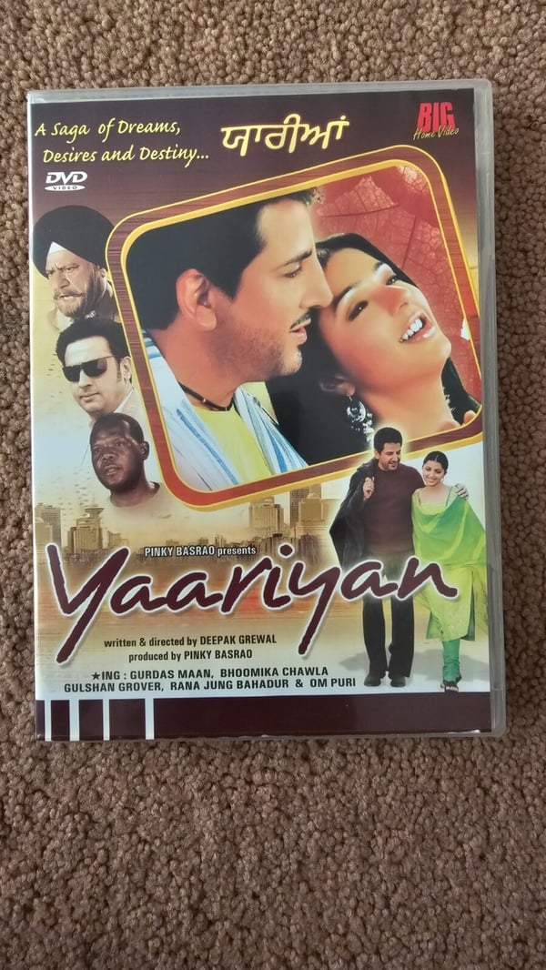 Yaariyan Punjabi-elokuva (2008) Om Purin kanssa (DVD)