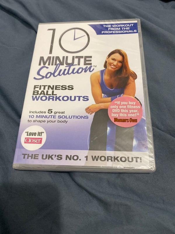 10 MINUTE SOLUTIONS-FITNESS BALL WORKOUTS DVD 10 MINUTE SOLUTIONS-FITNESS BALL WORKOUTS DVD