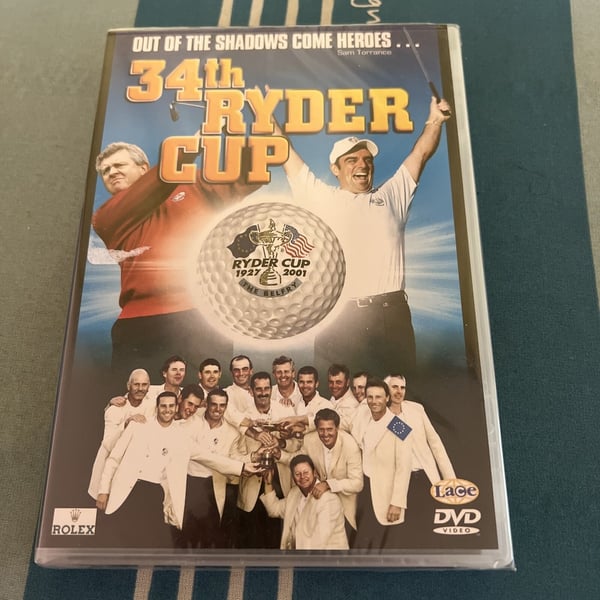 34TH RYDER CUP DVD