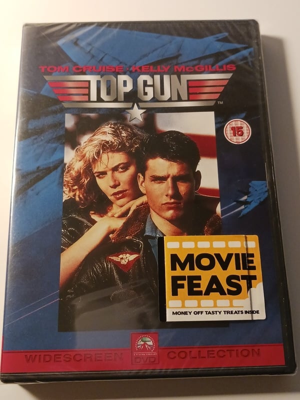 Top Gun (1986) DVD med Tom Cruise