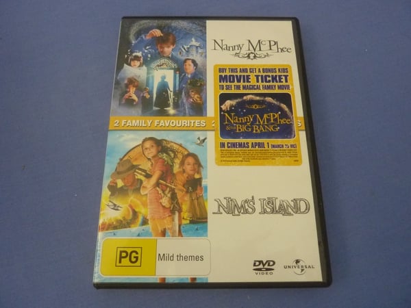 Nanny McPhee & Nim's Island Emma Thompsonin, Colin Firthin kanssa – DVD
