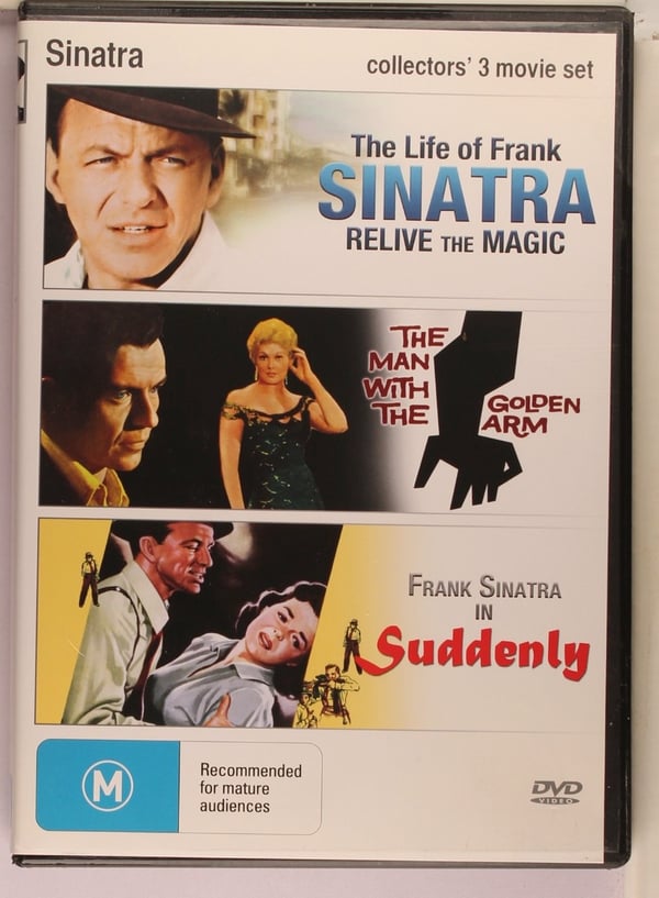 Frank Sinatras Liv / Manden med Guldarmen / Pludselig (DVD, 2013)