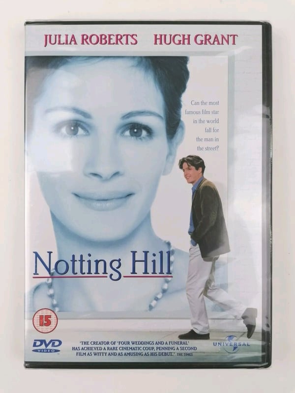 Notting Hill (1999) DVD, Julia Roberts & Hugh Grant