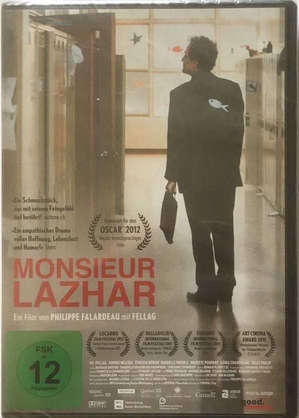 Monsieur Lazhar - Philippe Falardeau DVD (Originalindpakket)