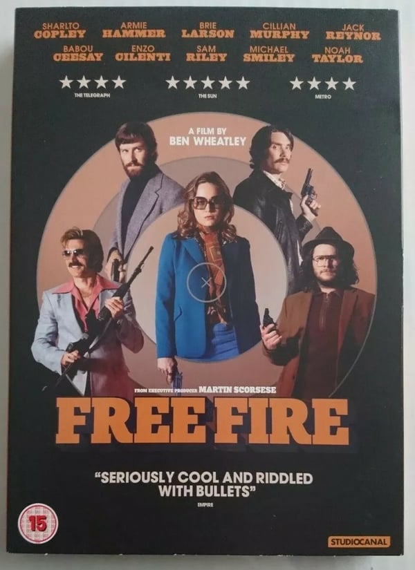 Free Fire (15) – Actionthriller på DVD