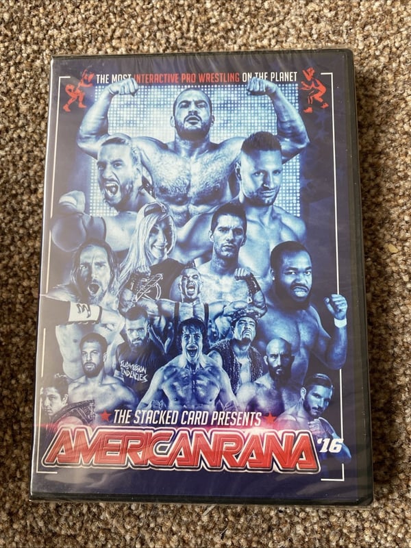 AMERICANRANA '16 THE STACKED CARD PRESENTS PRO WRESTLING DVD