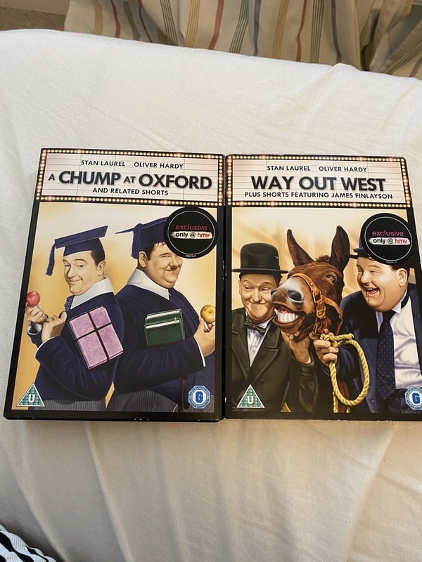 Helan og Halvan: A Chump at Oxford og Way Out West (DVD)