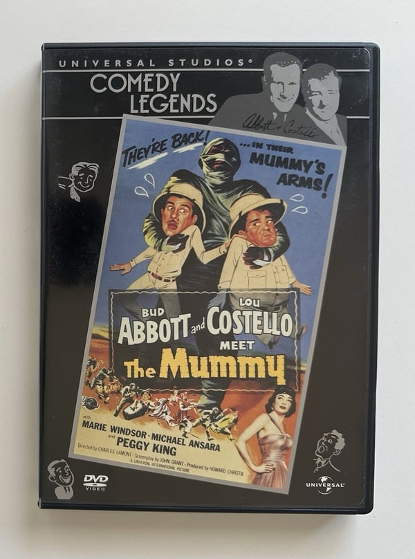 Abbott og Costello møder mumien Charles Lamont DVD (1955)
