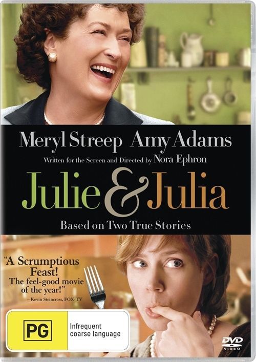 Julie & Julia med Meryl Streep, Amy Adams, Nora Ephron DVD