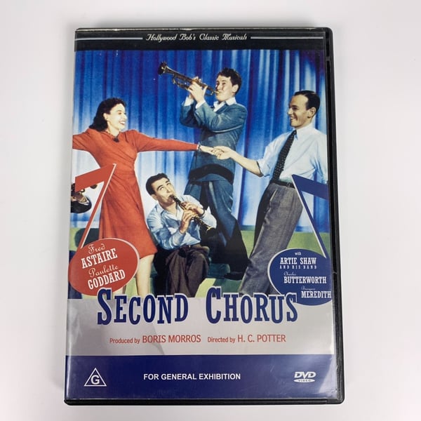 Second Chorus (1940) DVD med Fred Astaire, Paulette Goddard