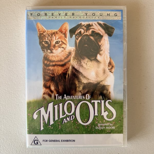 Milo och Otis äventyr (1989) Familjefilm DVD