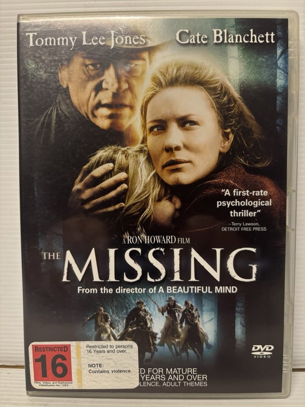 The Missing med Tommy Lee Jones & Cate Blanchett DVD