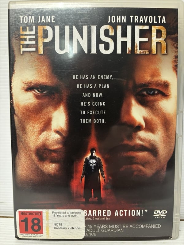 The Punisher DVD med John Travolta