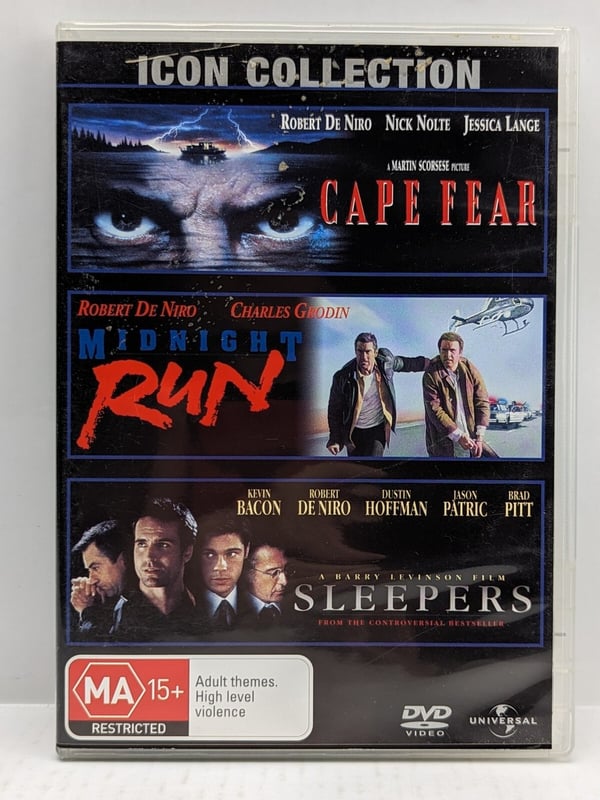 3 x Robert De Niro Action DVD-pakke 3 x Robert De Niro Action DVD-pakke