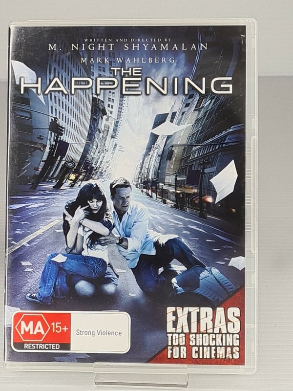 The Happening DVD (2008) med John Leguizamo & Mark Wahlberg