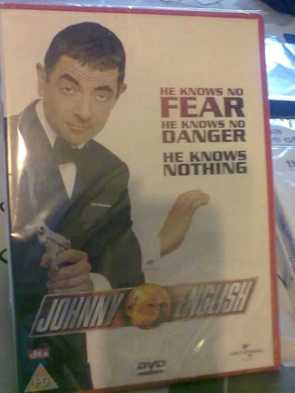 Johnny English: He Knows No Fear / Danger / Nothing DVD