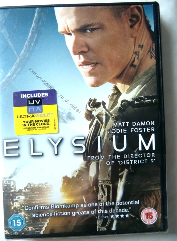 Elysium DVD (2013)