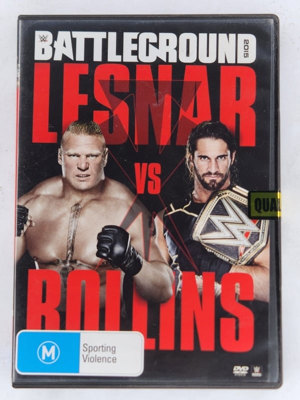 WWE Battleground DVD - Lesnar vs Rollins WWE Battleground DVD - Lesnar vs Rollins