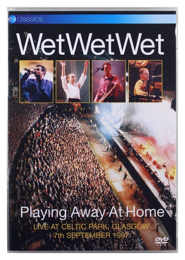 Playing Away At Home Wet Wet Wet DVD med Tommy Cunningham