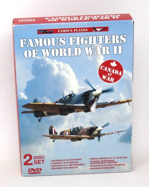 Kjente Fly: Kjente Jagerfly fra Andre Verdenskrig Volum 1 & 2 DVD Sett