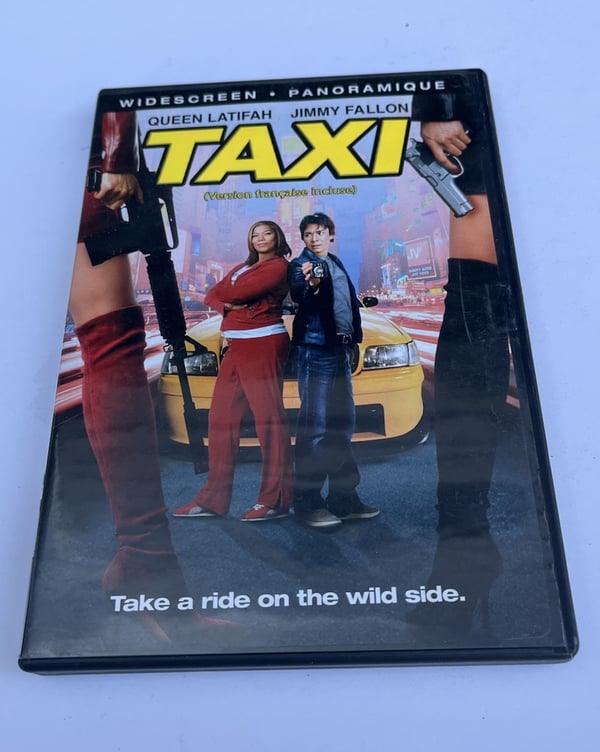 Taxi (2005) DVD med Queen Latifah, Jimmy Fallon