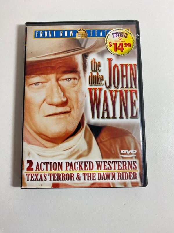 The Duke: John Wayne Western/Romance DVD - Texas Terror, The Dawn Rider