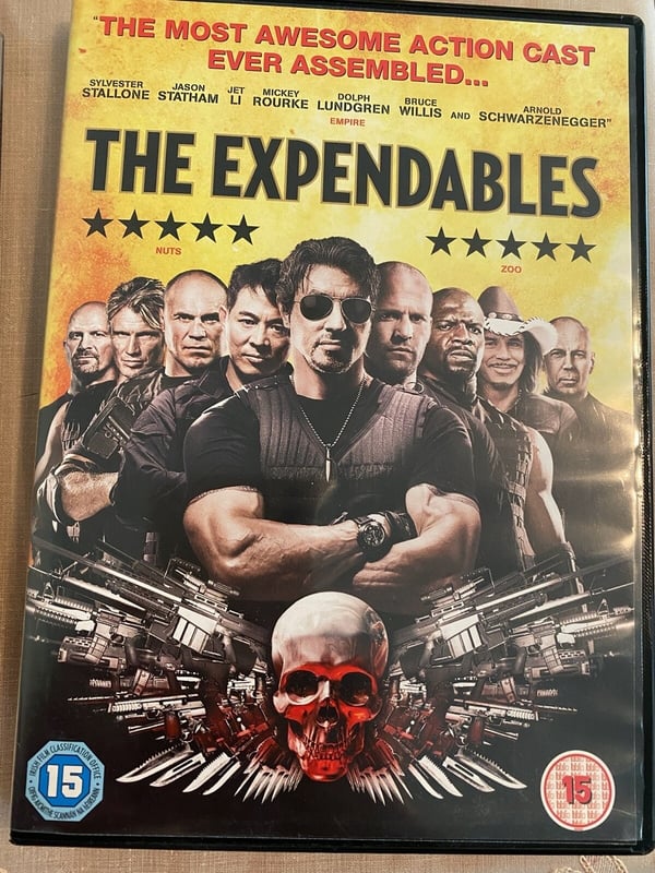 The Expandables DVD