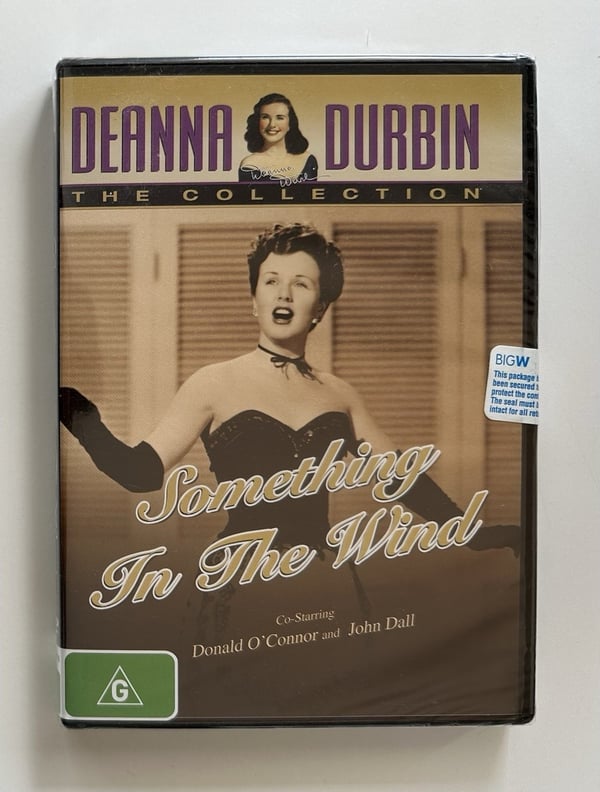Something in the Wind - Deanna Durbin, Donald O'Connor DVD (1947)