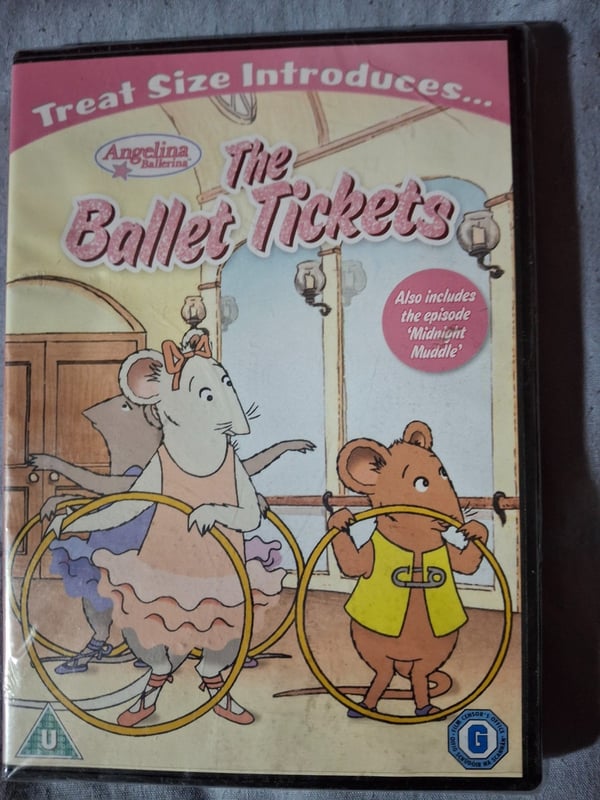 Angelina Ballerina: Balettiliput Animoitu perhe-elokuva UK DVD