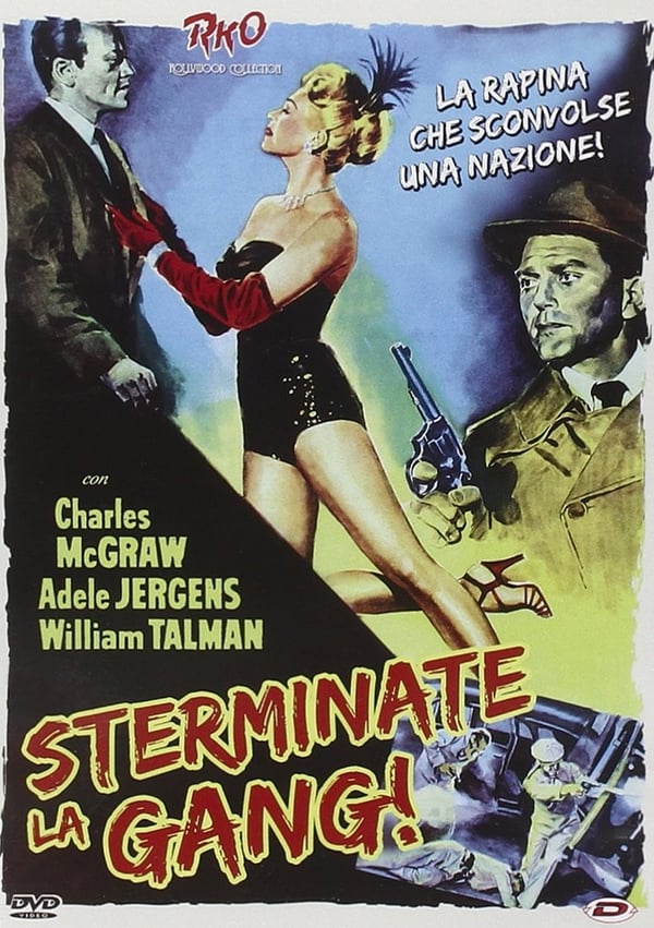 Sterminate la gang! Italiensk Import DVD (Adele Jergens, Charles McGraw)