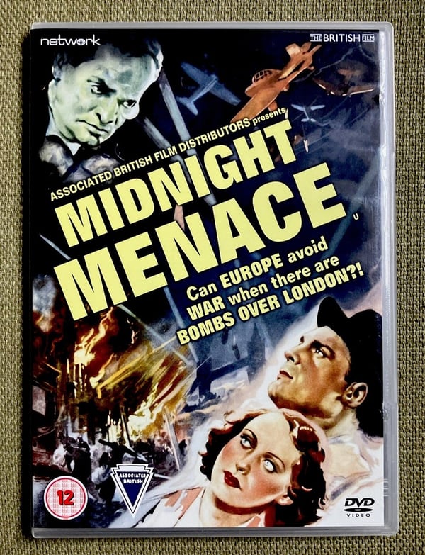 Midnight Menace (1937) DVD – Klassinen brittiläinen trilleri