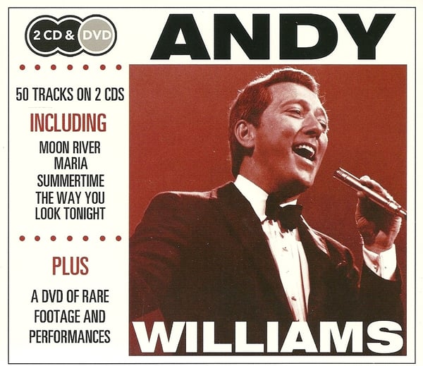 Andy Williams - 2 CD'er & DVD: Moon River, Summertime & Mere