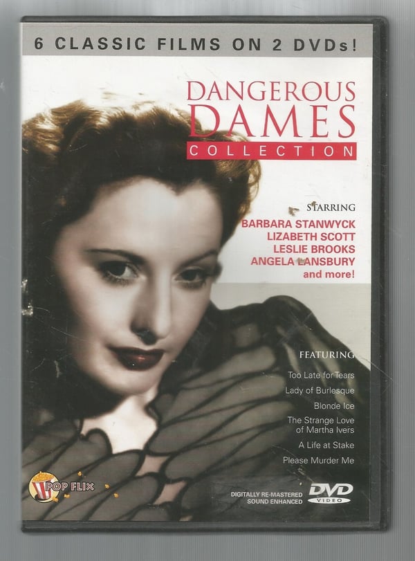 Dangerous Dames Collection – 6 Klassista Elokuvaa – USA DVD