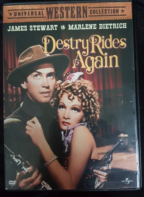Destry Rides Again (1939) med James Stewart DVD